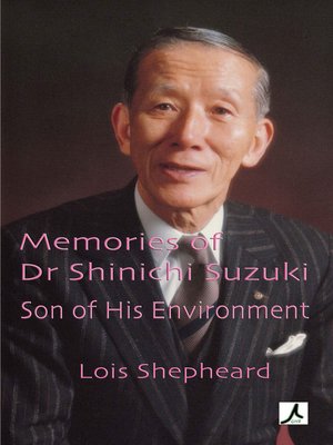 cover image of Memories of Dr Shinichi Suzuki